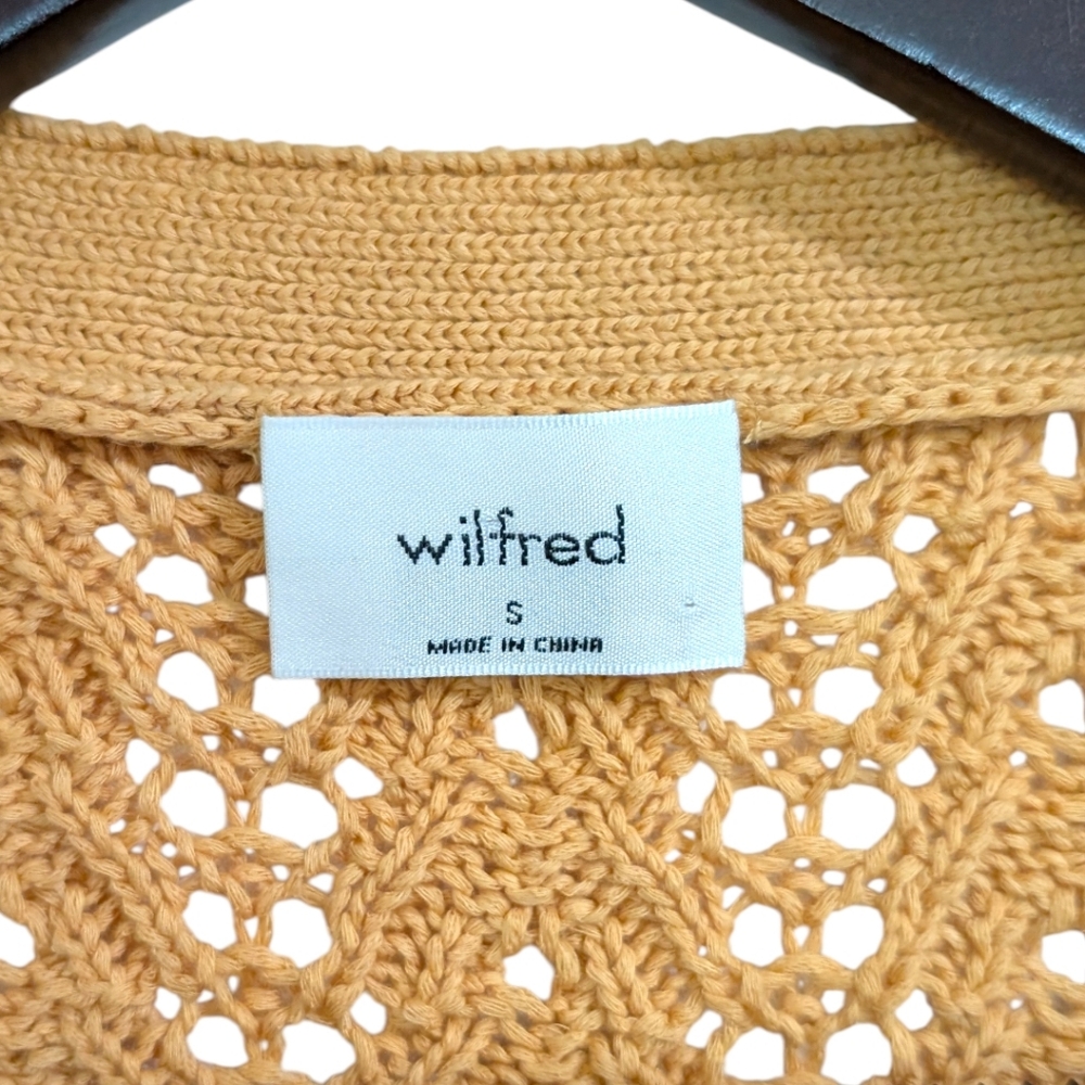Wilfred Splendour Cardigan in Apricot Peach - Size S - Picture 9 of 12